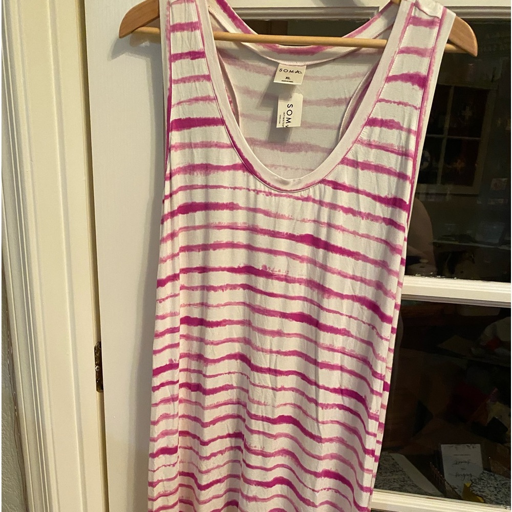 sleep tank gown cool nights soma xl